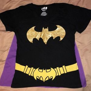 Juniors Batman costume shirt